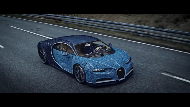 The life size Lego Technic Bugatti Chiron is the ultimate Lego kit